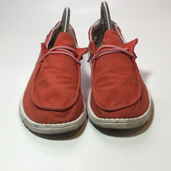Hey Dude Aztec, Red Wendy Woman’s Size 10 - Picture 2 of 9